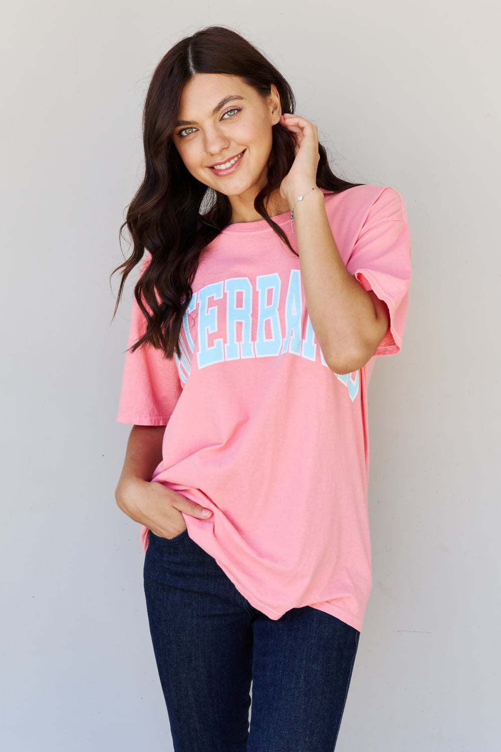 Sweet Claire "Outerbanks" Oversized Graphic T-Shirt